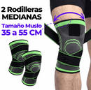Deportes Rodilleras de Compresión Ajustables - Par Mediano de Tendeli- Ecuador en
