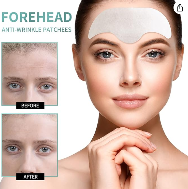 Parche Antiarrugas para Frente | 6 Parches | Reducción 23% en 8 Horas | Gel Grid