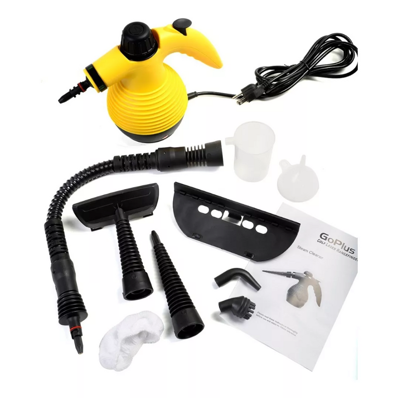Mopa a Vapor 1000W | Lava Alfombras, Pisos y Tapizería | Elimina 99% Virus y Bacterias | 5 Puntas