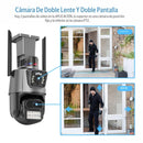 Hogar Cámara Doble Lente con Sirena WiFi – Seguridad HD para el Hogar de Tendeli- Ecuador en