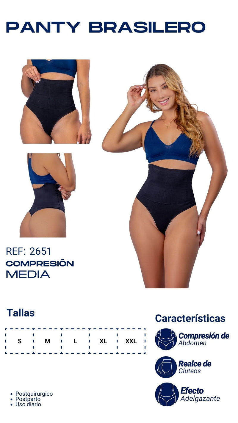 Belleza Panty Brasilero con Control Abdominal - Comodidad y Figura en Uno en Ecuador de Tendeli- Ecuador en