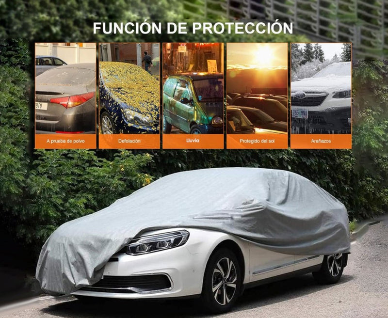 Cobertor forro protector de auto carro para sol lluvia y polvo exterior - Tendeli Ecuador
