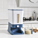 Dispensador de arroz hermetico contenedor de granos para cocina organizado y practico - Tendeli Ecuador