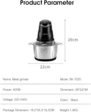 Cocina PICADORA SOKANY 2L - Acero Inoxidable 400W | La Fuerza Profesional en Tu Cocina Ecuatoriana de Tendeli Ecuador en