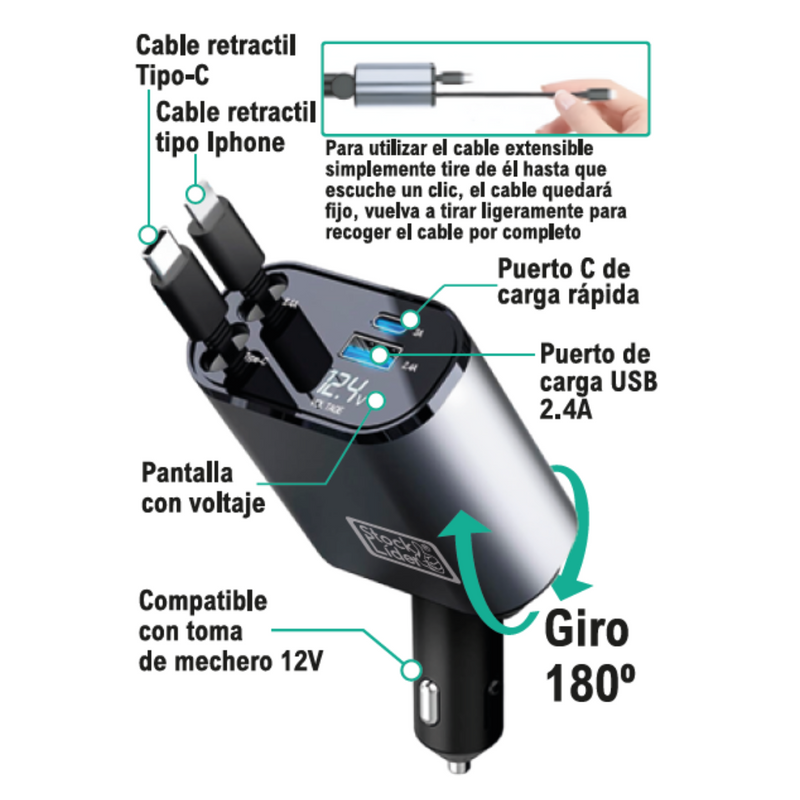 Cargador para coche
