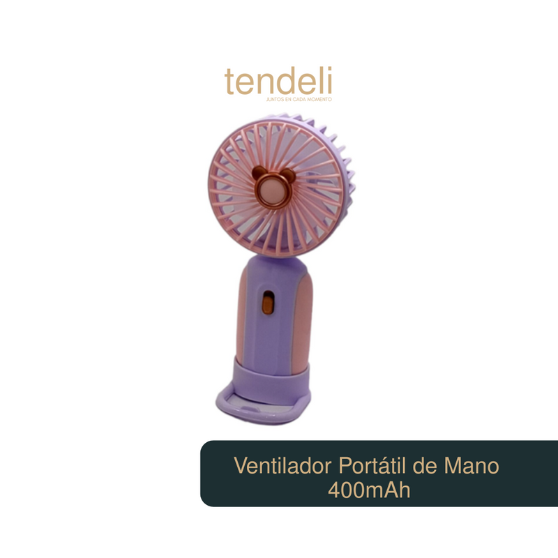 Ventilador Portátil de Mano 400mAh