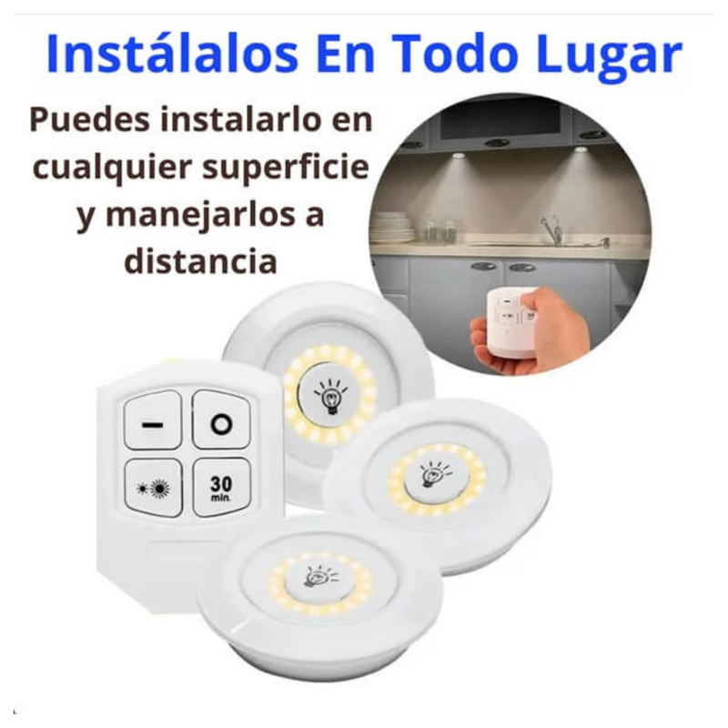 Pack 3 Luces LED WT-141