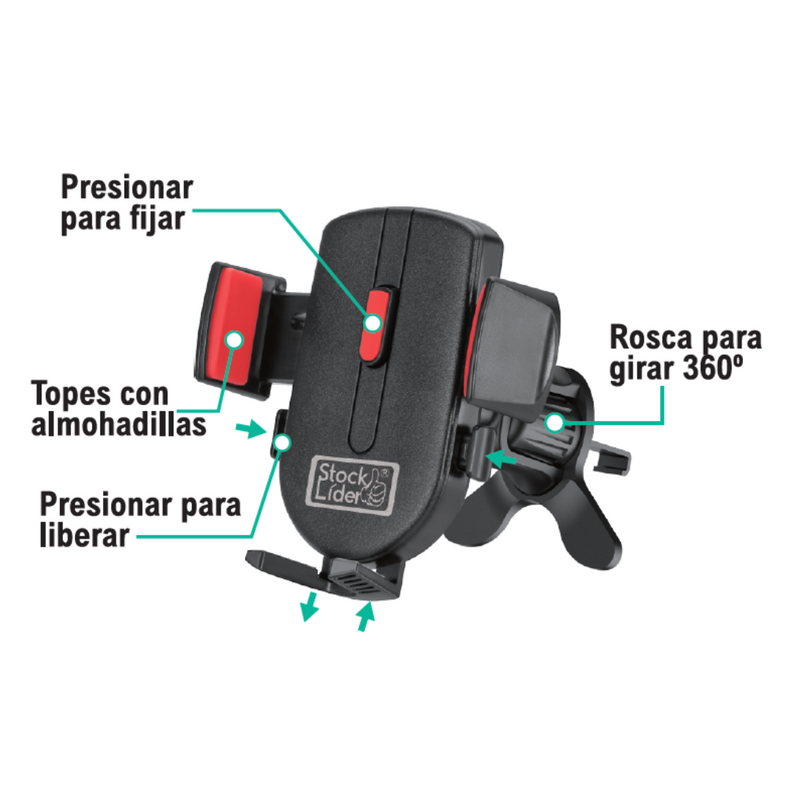 Soporte móvil fijación automática