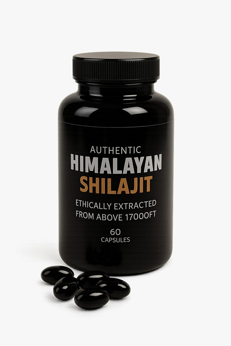 Shilajit Himalaya capsulas blandas 60 unidades para vitalidad y energia natural diaria - Tendeli Ecuador