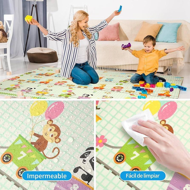 Hogar Alfombra antigolpes para bebé reversible de Tendeli- Ecuador en