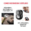 Combo rasuradora electrica y depiladora profesional en un pack para hombre barberia en casa - Tendeli Ecuador