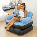Hogar Sofá Inflable Portátil | Relax en Casa o al Aire Libre de Tendeli- Ecuador en CELESTE