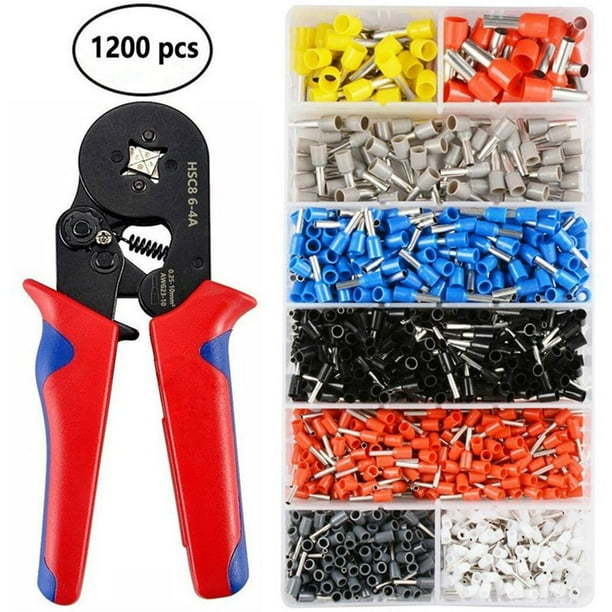 Hogar Kit de Crimpado Profesional Tendeli - 1200 Piezas de Tendeli- Ecuador en