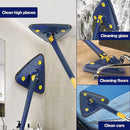 Mopa Fregona Triangular De Limpieza Ajustable Giratoria de 360°