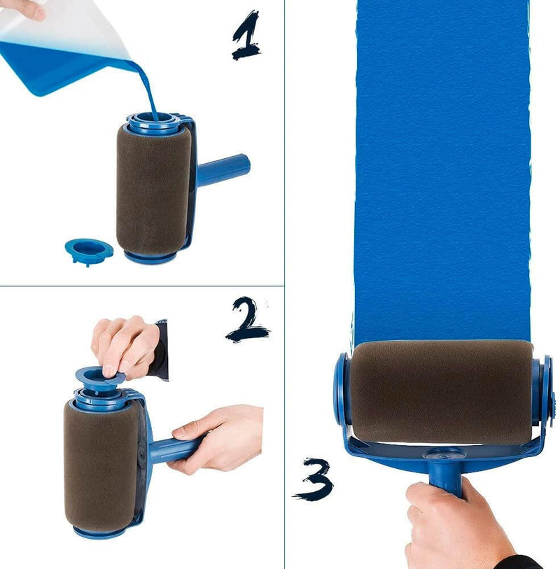 Set de rodillos de pintura completo Tendeli con rodillo de esponja para aplicar pintura de forma fácil y uniforme