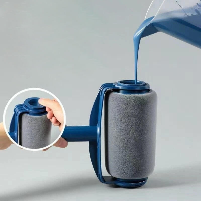 Set de rodillos de pintura completo Tendeli con diseño de esponja y tapa para facilitar el llenado de pintura